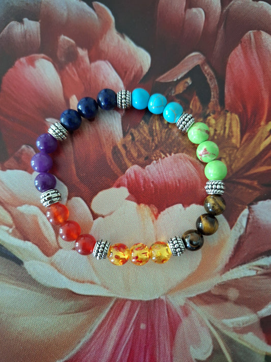 Bracelet de guérison Reiki des 7 Chakras