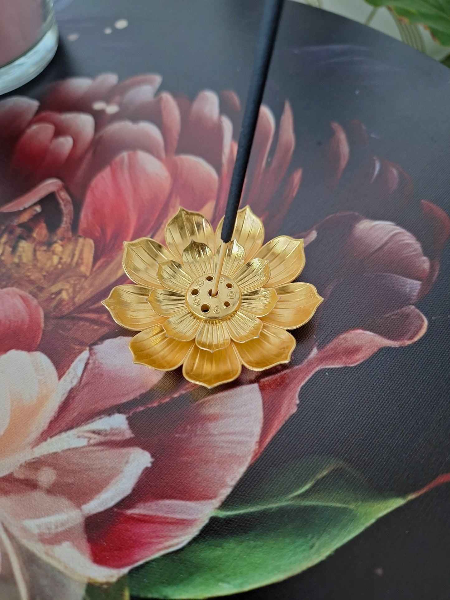 Porte-encens de lotus