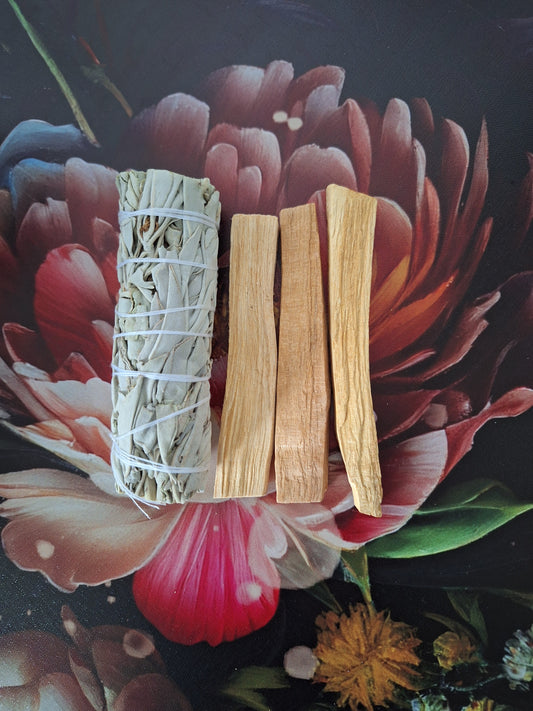 Encens Sauge blanche et Palo santo