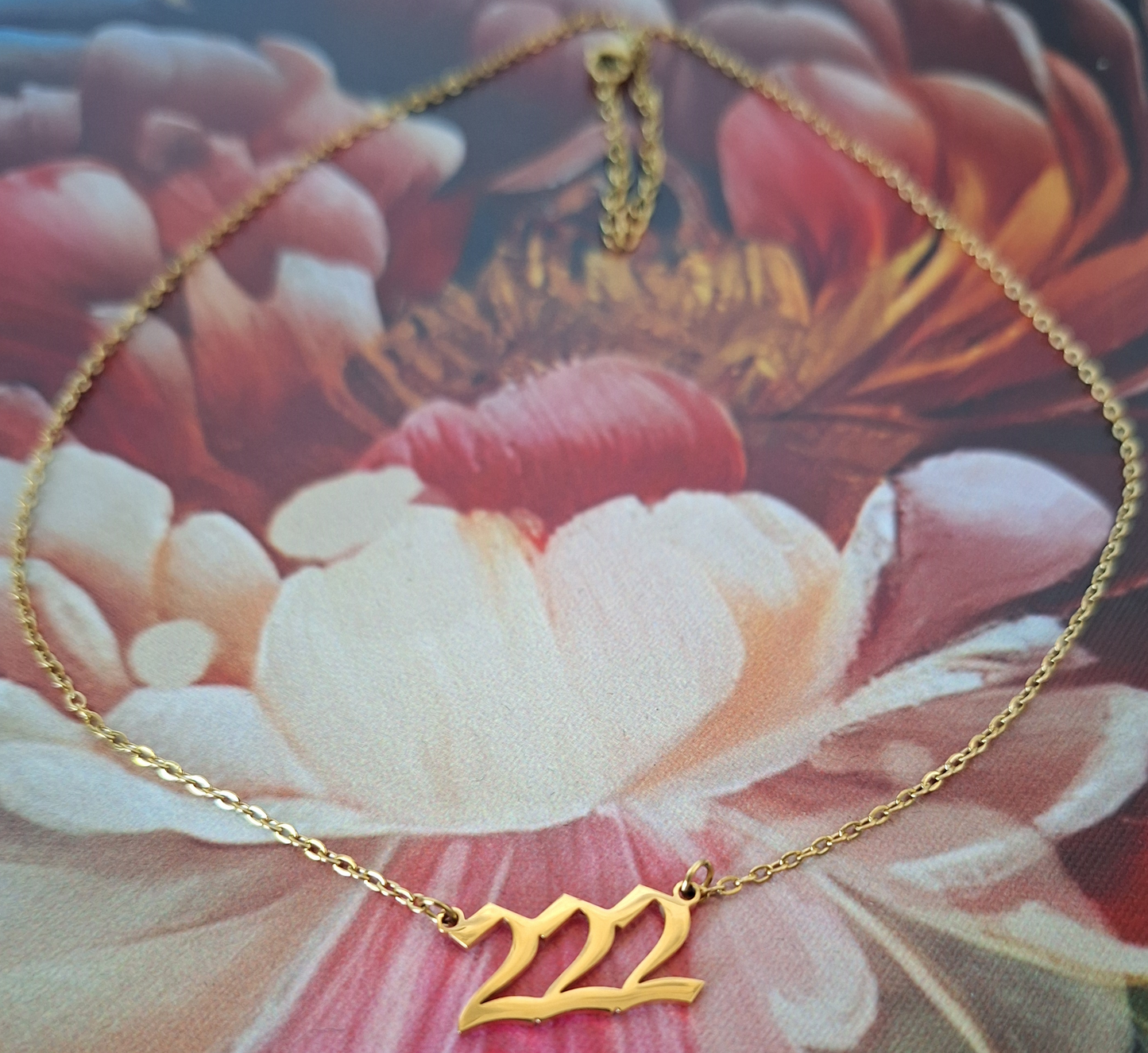 COLLIER NUMEROLOGIE CHIFFRE TRIPLE