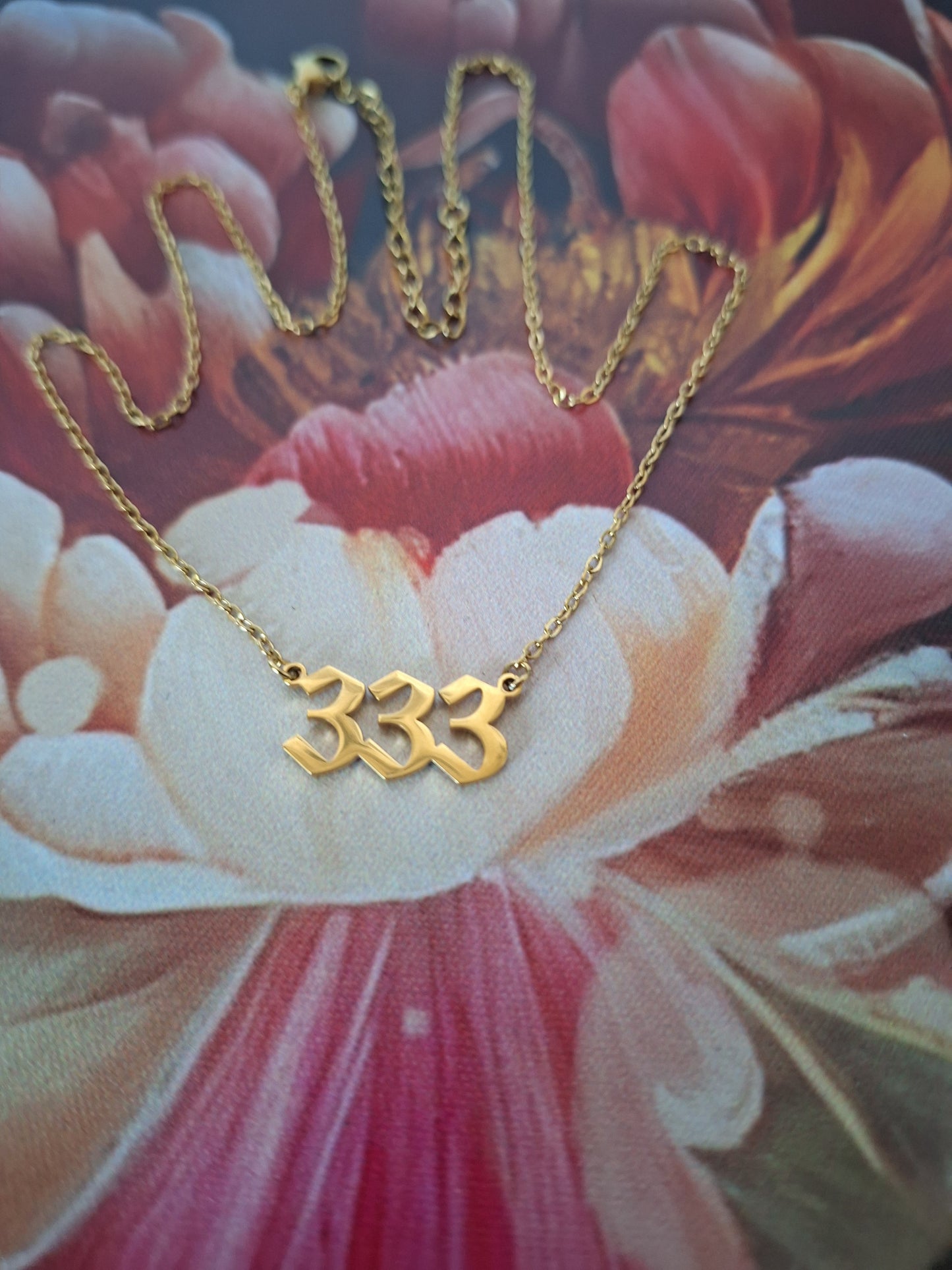 COLLIER NUMEROLOGIE CHIFFRE TRIPLE